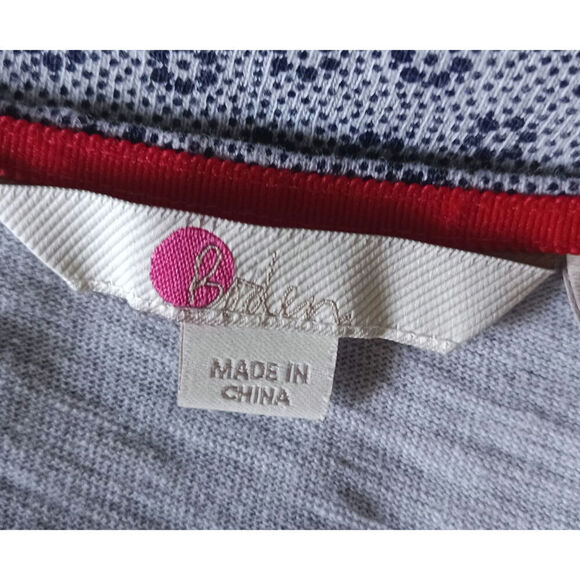 Boden Ditzy Floral Shift Dress Pockets Blue on Blue Womens 8 - Picture 3 of 3